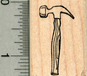 Hammer Rubber Stamp, Carpentry Series