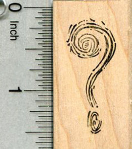 Question Mark Rubber Stamp, Detective Series