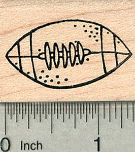 Football Rubber Stamp