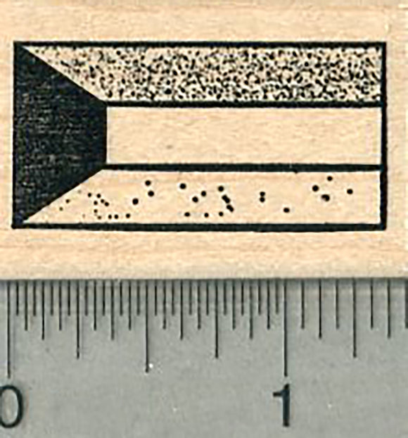 Flag of Kuwait Rubber Stamp