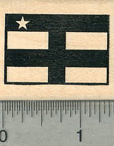 Flag of Central African Republic Rubber Stamp