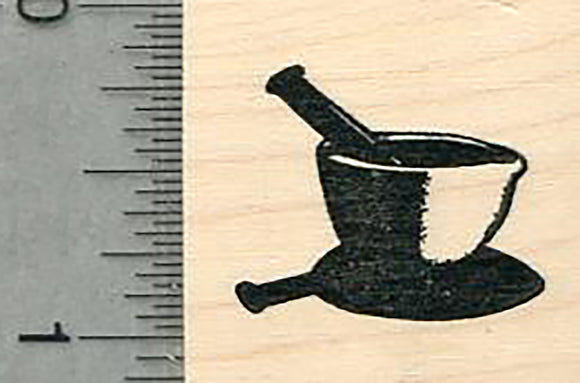 Mortar and Pestle Rubber Stamp, Pharmacy, Healthcare Heroes Series