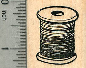 Thread Rubber Stamp, Sewing Series