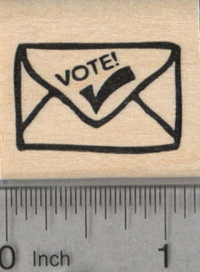 Voting Rubber Stamp, Mail in Ballot
