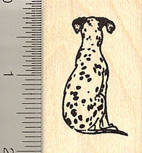 Dalmatian Dog Rubber Stamp