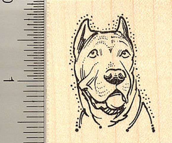 Cane Corso Dog Portrait Rubber Stamp