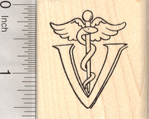 Veterinary Symbol Rubber Stamp