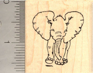 Baby Elephant Rubber Stamp
