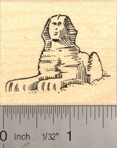 Great Sphinx of Giza, Egyptian Rubber Stamp