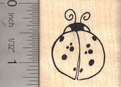 Ladybug Rubber Stamp (Ladybird)