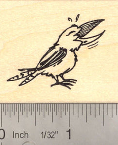 Laughing Kookaburra Bird Kingfisher Rubber Stamp Australian
