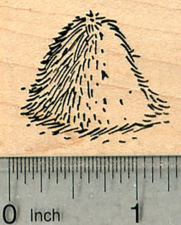 Hay Stack Rubber Stamp