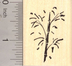 Chinese Bamboo, Calligraphy Art Rubber Stamp