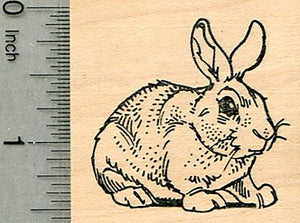 Rabbit Rubber Stamp