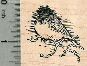 Junco Bird Rubber Stamp