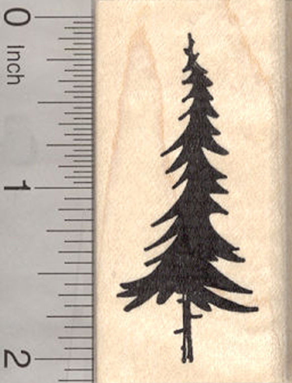 pine tree rubber stamp Pine Tree Rubber Stamp, Evergreen, Fir for Scenes Mounted (as shown)