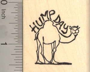 Hump Day Camel Rubber Stamp