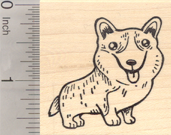 Corgi Dog Rubber Stamp, Pembroke, Welsh, Cardigan