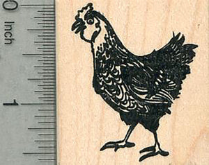 Chicken Rubber Stamp