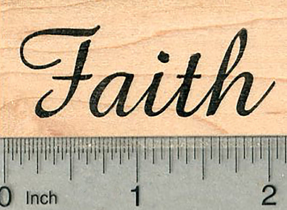 Faith Rubber Stamp