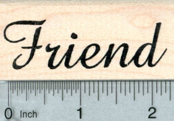 Friend Rubber Stamp