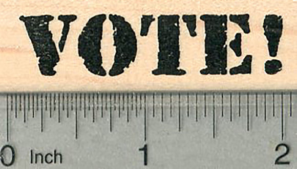 Vote Rubber Stamp