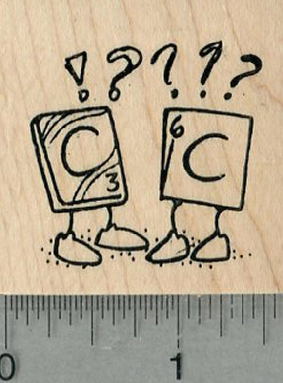 Chemistry Humor Rubber Stamp, Periodic Table