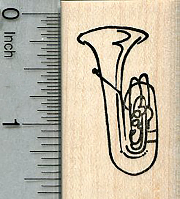 Tuba Rubber Stamp, Brass Instrument, Orchestra Music Series