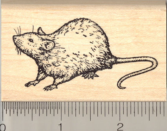 Rat Rubber Stamp
