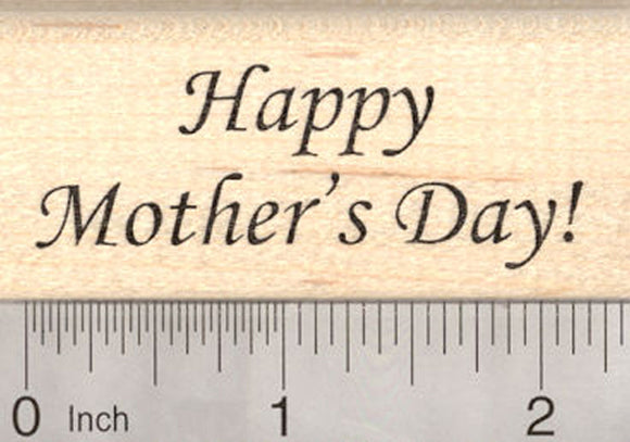 Happy Mother's Day Rubber Stamp