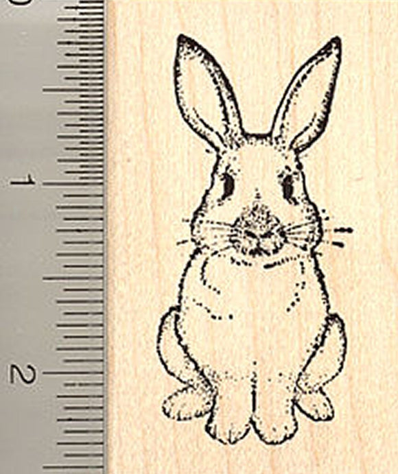 Rabbit Rubber Stamp, Easter Bunny, or House Pet