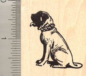 Mastiff Dog Rubber Stamp