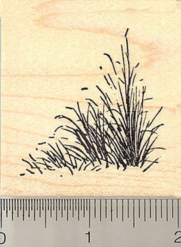 Tall Grass Rubber Stamp