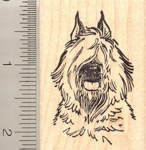 Bouvier des Flandres Dog Rubber Stamp