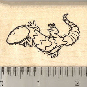 Salamander Rubber Stamp