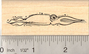 Squid Rubber Stamp
