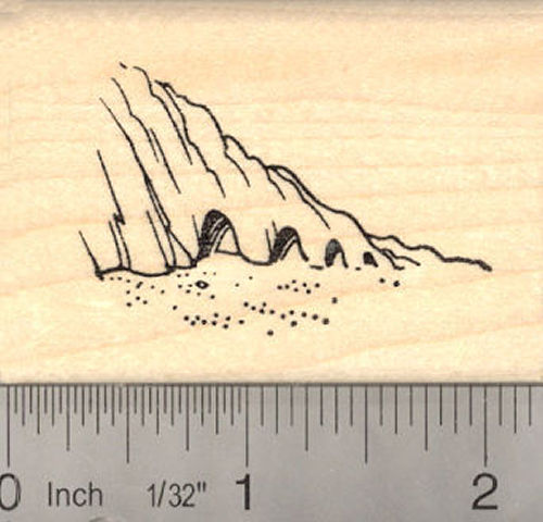 Cave Rubber Stamp