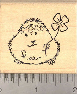 St. Patrick's day Hamster Rubber Stamp