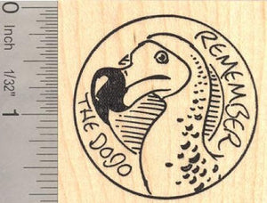 Remember the Dodo Bird Rubber Stamp