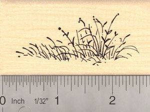 Scenic Grass Rubber Stamp