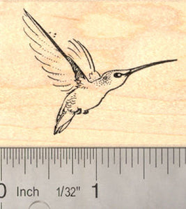 Small Hummingbird Rubber Stamp
