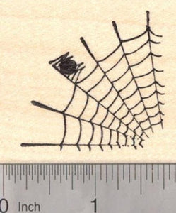 Spider Web, Halloween Rubber Stamp
