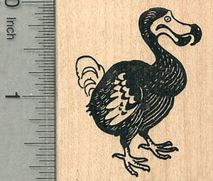 Dodo Bird Rubber Stamp, Extinct Animals
