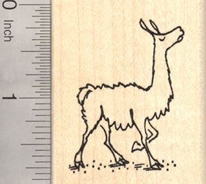 Llama with Attitude Rubber Stamp, Drama Llama