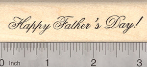 Happy Father's Day Rubber Stamp