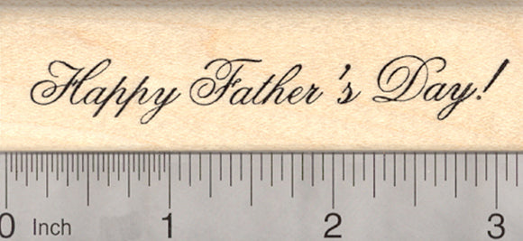 Happy Father's Day Rubber Stamp