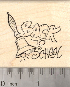 Back to School Rubber Stamp, Handbell
