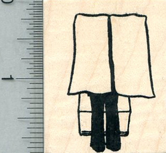 Election Booth Rubber Stamp, Voting Rights Series