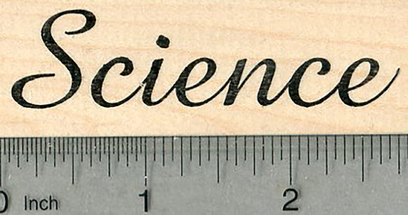 Science Rubber Stamp