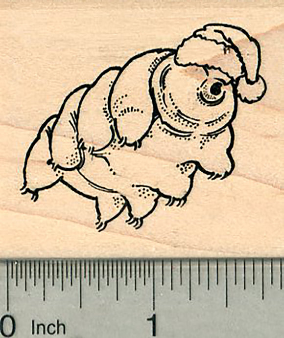 Christmas Taridgrade Rubber Stamp, in Santa Hat